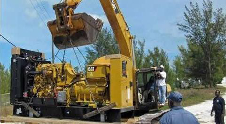 CAT C18 Diesel GenSet Provided Utility Power to Caribbean Business